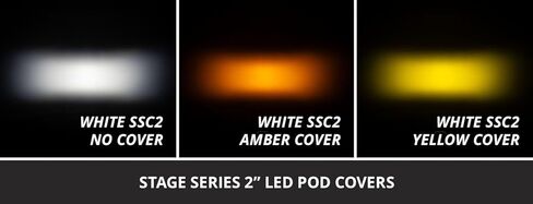 Diode Dynamics C2 2.0 LED Pod Cover, Amber (one) in Kuwait