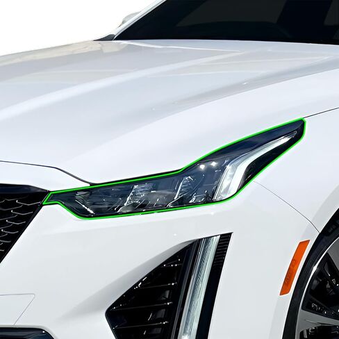 BOGAR TECH DESIGNS Full Headlight Taillight Tint Kit Compatible with Cadillac CT5 2020-2024, Dark Smoke in Kuwait