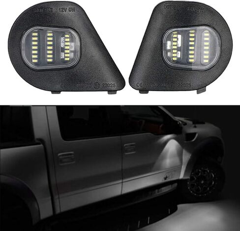 SZ-Light White LED Side Mirror Under Puddle Light Kit for 2010-2019 Dodge Ram 1500 2500 3500 4500 5500 Towing Mirror Lights 6000K, 2Pcs in Kuwait