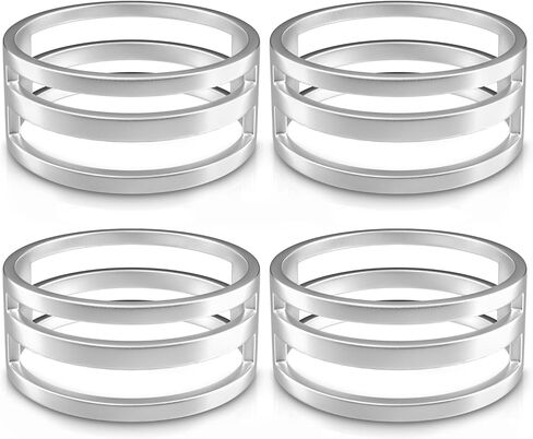 WLLHYF 4 Pieces Jump Ring Opening Tools Stainless Steel Circle Split Opener Bending Ring Appliance for Jewelry Maker Craft Projects Supplies(Silver) in Kuwait