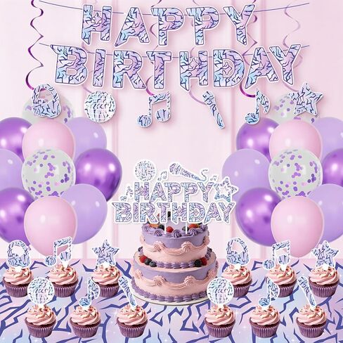 48 Pcs Purple Demon Cupcake Toppers for Hunters Birthday Party Decorations Supplies in Saudi Arabia