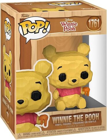 Funko Pop! Disney: Winnie the Pooh - Winnie the Pooh - (Whittled) - Collectable Vinyl Figure - Gift Idea - Official Merchandise - Toys for Kids & Adults - Cartoon/Animation Fans in Kuwait