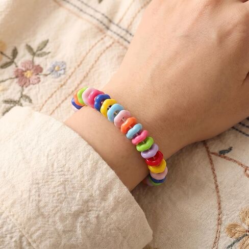 100PCS Wavy Spacers for Beaded Pens, Colorful Acrylic Opaque Wavy Flower Spacers Beads Bulk for Jewelry Making, Bracelet, Necklace, Earrings, Keychains, DIY Crafts Supplies in Saudi Arabia