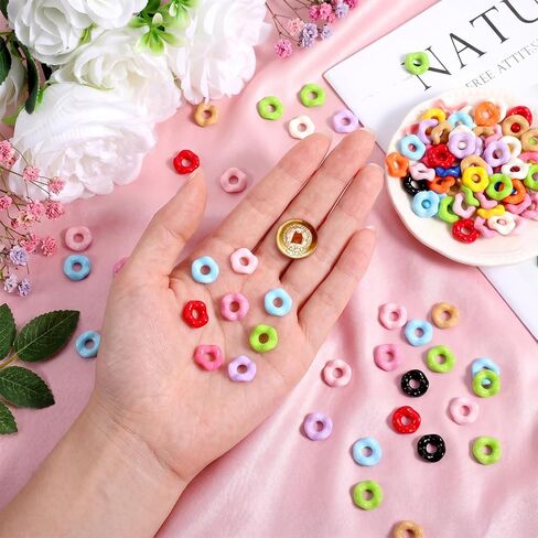 100PCS Wavy Spacers for Beaded Pens, Colorful Acrylic Opaque Wavy Flower Spacers Beads Bulk for Jewelry Making, Bracelet, Necklace, Earrings, Keychains, DIY Crafts Supplies in Saudi Arabia