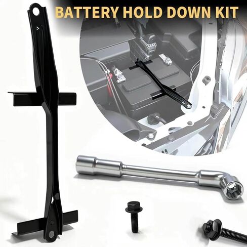 Battery Hold Down J Bolt Kit 74404-08020 Compatible with Toyota Sienna 2003-2020 Battery Mounting Bracket Kit in Kuwait