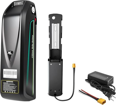48V/36V Lithium ebike Battery 13Ah/20Ah, Built in 30ABMS, Including Charger, XT60 Connecting Cable, for 100W-1500W Electric Bicycles, E-Motorcycles and DIY Projects (36V13AH) in Kuwait