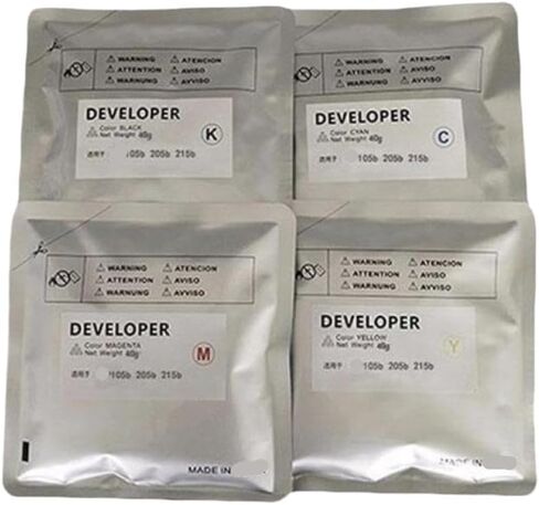 Developer Unit Set (4 Pieces) Compatible with CP105B, CP105b, 205b, 215b, 225b, 119, 116 Printers in Saudi Arabia