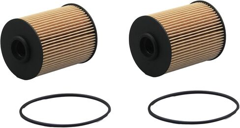 FS19856 Fuel Water Sep (Pack of 2), Compatible with Dodge Ram 2500 3500, fits 5.9L Cummins Turbo Diesel, Replaces 68001914AA, 68001914AB，5015581AA, 5015581AB, 33585XE, CS10145, FS19856 in Kuwait