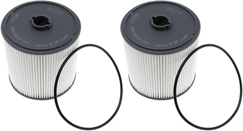 iFJF 68436631AA Fuel Filter Replacement for Ram 2500 3500 4500 5500 6.7L 2019-2022 Diesel Engine Ram 1500 2020 3.0L V6 EcoDiesel Frame Chassis Mounted PF46152 (2Pcs) in Kuwait