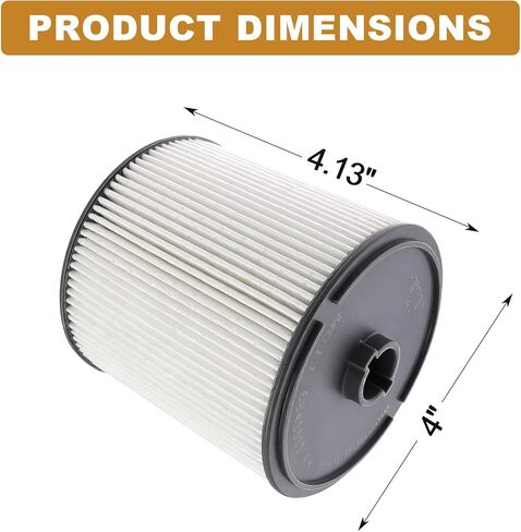 iFJF 68436631AA Fuel Filter Replacement for Ram 2500 3500 4500 5500 6.7L 2019-2022 Diesel Engine Ram 1500 2020 3.0L V6 EcoDiesel Frame Chassis Mounted PF46152 (2Pcs) in Kuwait