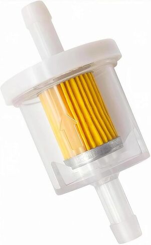 49019-0027 New Universal 40 Micron 1/4" Inline Fuel Filter Replaces Kawasaki 49019-0014 49019-7001 Briggs & Stratton 691035 5065H 5065K 691035 493629 5065 in Kuwait