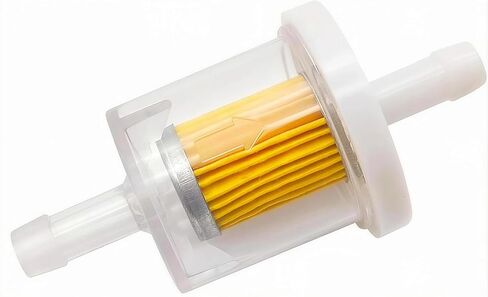 49019-0027 New Universal 40 Micron 1/4" Inline Fuel Filter Replaces Kawasaki 49019-0014 49019-7001 Briggs & Stratton 691035 5065H 5065K 691035 493629 5065 in Kuwait