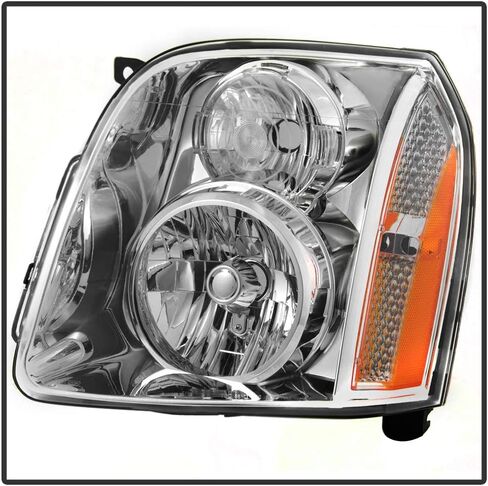 ACANII - For 2007-2014 GMC Yukon XL1500 2500 SUV [Denali Style] Headlights Headlamps Assembly Replacement Set Left+Right in Kuwait
