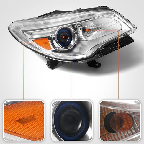 FIONE HID/Xenon Non-AFS Headlight Assembly Compatible with Buick Enclave 2013-2017 Right Passenger Side RH 84026395 in Kuwait