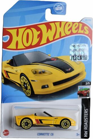Hot Wheels Corvette C6, HW Roadsters 2/5 [Yellow] 40/250 in Kuwait