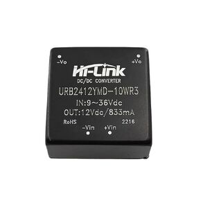 10pcs/lot URB2412YMD-10WR3 Small Size 10W 24V to 12V 833mA DC DC Converter Power Supply Module in Saudi Arabia