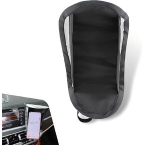 Car Cell Phone Sunshade, Anti-glare & Heat Insulation Shield, Vertical Dashboard Holder Sunshade Cover for Most Phones, Foldable Umbrella Cover for Most Cars Motorcycles (Black) in Saudi Arabia