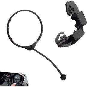 2 PCS Fuel Filler Cap Clip, Oil Gas Cap Tether, Fuel Tank Cap Strap Holder Replace #17670-SJA-013 91594-SNA-A01, Compatible with Honda Accord Civic CRV CR-V Odyssey Acura (Black) in Saudi Arabia