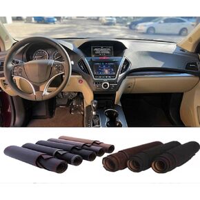 Car Dashboard Cover Mat Carpet Compatible for 2014 2015 2016 2017 2018 2019 2020 Acura MDX Without HUD Dash Mat Sunshade Windshield Glare Black in Kuwait