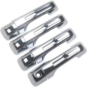 Door Handle Covers for Dodge Ram 1500 2019-2023 2024 2025 2026 Chrome ABS Accessoies Trim (No Smart Key Holes) -4PCS in Saudi Arabia