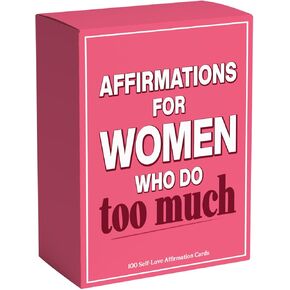Affirmations for Women Who Do Too Much, 100 Self-Care Affirmation Cards for Her, a Funny and Inspirational Friendship and Birthday Gift for Women in Saudi Arabia