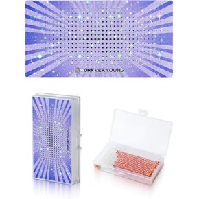 Foreveryoung Anti-Distraction Bottom Stickers for Diamond Painting Storage Containers Trays, 60PCS Diamond Art Tools and Accessories, Focus-Enhancing Opaque Stickers, Starlight Burst in Saudi Arabia