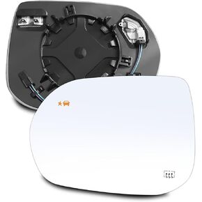Passenger Side Mirror Glass Replacement for 2024-2026 Chevy Traverse, 2024-2026 GMC Acadia, with Heated/Blind Spot Detection, without Auto Dimming, Replace# 26437259 in Saudi Arabia