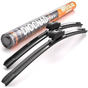 Windshield Wiper Blades 26"+16" J/U Hook (Front OEM Replacement) | Premium OEM All-Season Wipers, Aerodynamic Design, Natural Rubber & Waterproof Graphite For A Quiet, Streak-Free Wipe in Saudi Arabia