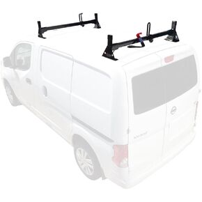 H1 2 Bar for Nissan NV200 Steel Ladder roof Rack 2013-On, Black in Saudi Arabia