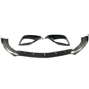 Carbon Fiber Front Bumper Chin Lip Splitter Compatible For Benz W213 E63 E63S AMG 2016-UP(One set) in Saudi Arabia