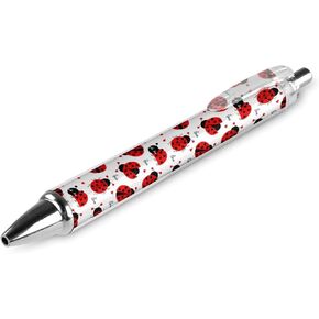 Ladybugs Pattern Ballpoint Pen Retractable Writing Ballpoint Ball Pens Gifts for Work Office Stationery Supplies Gifts in Saudi Arabia