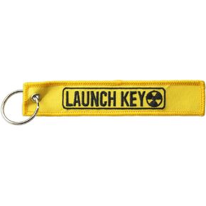 Apex Imports Nuclear Launch Yellow Remove Before Flight Style Key Chain 5.5" x 1" Motorcycle ATV Car Truck Keychain in Saudi Arabia