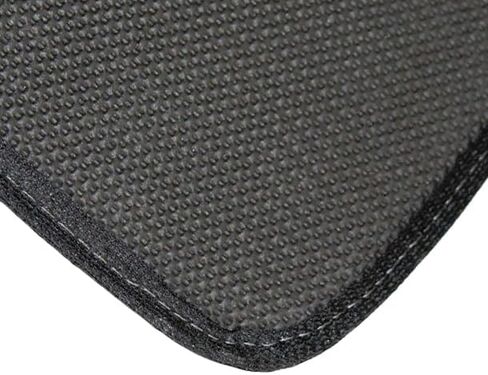 Custom Fit 4 Piece Carpet Floor Mats Compatible with 2004-2006 Pontiac GTO with Red Logo - Black in Saudi Arabia