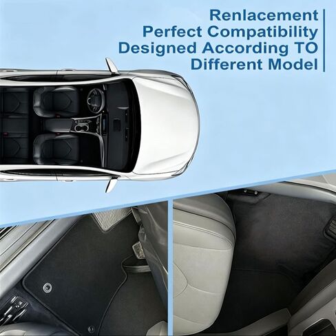 FZJDSD Black 4Pcs Front & Rear Floor Mats Carpet Velour Replacement Compatible with Toyota RAV4 2006 2007 2008 2009 2010 2011 2012 in Kuwait