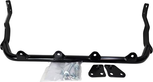 Sleekster by Randy Ellis Design #34201 4 Tab Frame Mounted Light Bar in Satin Black Powder Coat, Compatible with 2019-2026 Dodge Ram 2500/3500 (NOT for Power Wagon), Made in USA, No Drilling Required in Kuwait