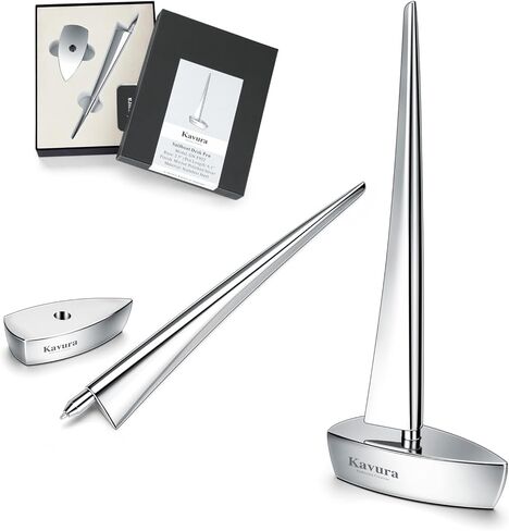 Sailboat Desk Pen & Paperweight – Mirror-Polished Solid Stainless Steel – Weighted Nautical Desk Decor – Meaningful Gift for Graduation, Promotion & Professionals in Saudi Arabia