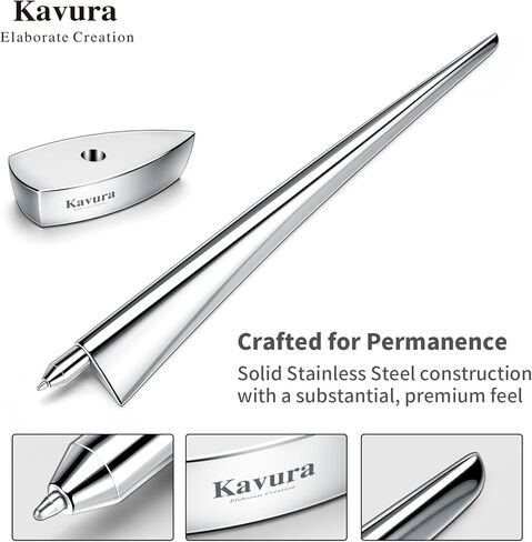 Sailboat Desk Pen & Paperweight – Mirror-Polished Solid Stainless Steel – Weighted Nautical Desk Decor – Meaningful Gift for Graduation, Promotion & Professionals in Saudi Arabia