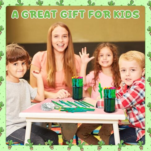 48 Set End of Year Student Gift Bulk from Teacher Cactus Ballpoint Pens with Positive Cards Green Ribbon for Classroom Reward End of School Cactus Birthday Party Favor Teacher Appreciation Supplies in Saudi Arabia