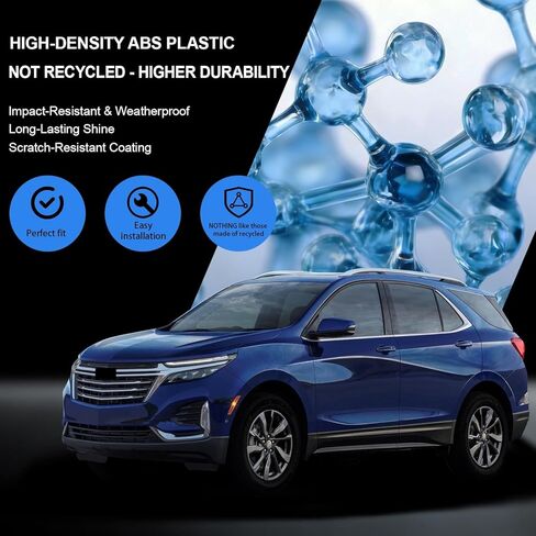 Grill Chrome Fit For 2022-2023 Chevrolet Equinox Front Bumper Upper Grille w/Chrome Trim Grill Chrome Gloss in Kuwait