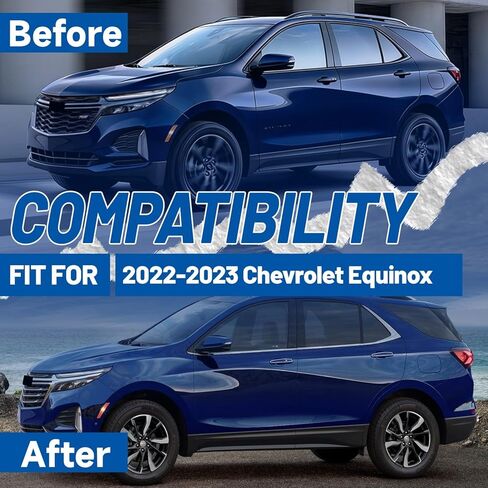 Grill Chrome Fit For 2022-2023 Chevrolet Equinox Front Bumper Upper Grille w/Chrome Trim Grill Chrome Gloss in Kuwait