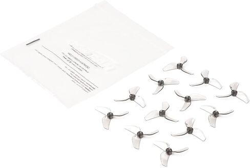 BETAFPV 12pcs Gemfan 1207 3-Blade Propellers with 1.0mm Shaft Compatible with 0702 0802 Series Brushless Motors, 1S FPV Racing Freestyle Whoop Drone Quadcopter Like Air65 II - Transparent in Kuwait