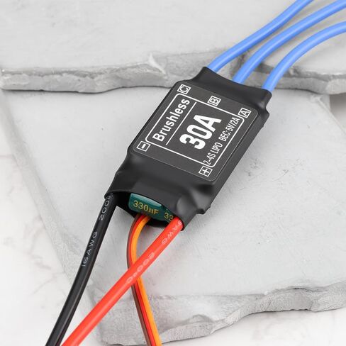 ECSiNG 30A PWM Brushless ESC 2-4S Electric Speed Controller 8KHz with BEC for Rc Aircraft in Kuwait