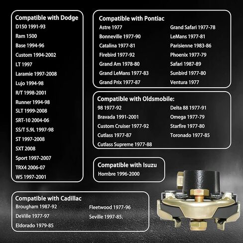 205 Steering Coupling Assembly Rag Joint - 3/4" 26 Spline Input Shaft With 2-3/4" OD Compatible with GMC, Chevy Chevrolet, Buick, Cadillac,Pontiac, Oldsmobile, Dodge, Isuzu in Saudi Arabia