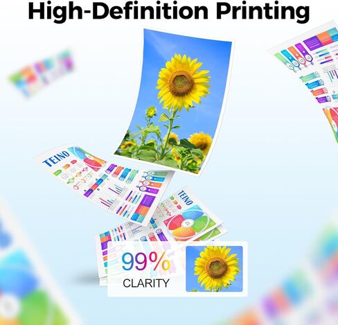 TEINO Remanufactured Ink Cartridge Replacement for Epson 232 Ink Cartridges Combo Pack Works with Expression XP-4200 XP-4205 Workforce WF-2930 WF-2950 Printer (6 Pack Replacement for Epson 232XL) in Saudi Arabia