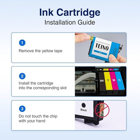 TEINO Remanufactured Ink Cartridge Replacement for Epson 232 Ink Cartridges Combo Pack Works with Expression XP-4200 XP-4205 Workforce WF-2930 WF-2950 Printer (6 Pack Replacement for Epson 232XL) in Saudi Arabia