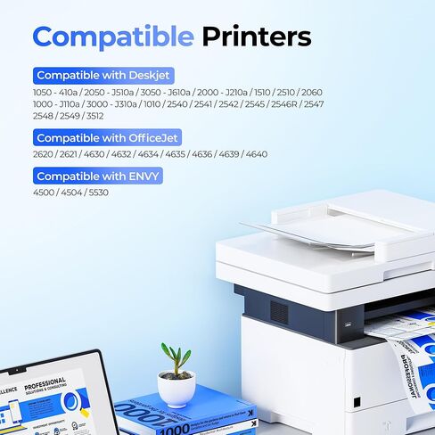 خرطوشة حبر 61XL للحبر 61 بديلة لخرطوشة الحبر 61XL حزمة التحرير والسرد باللون الأسود واللون لـ 5530 4500 2620 4630 2540 3050 1510 4632 2542 4635 3050a 5535 4610 1000 1010 1512 3512 2541 طابعة in Kuwait