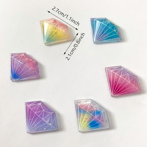 6 Pieces Diamond Shaped Cover Minders for Diamond Painting, Magnetic Cover Holder Magnet for 5D Diamond Art Tool Accessories in Saudi Arabia