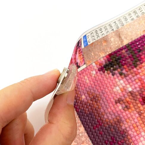 6 Pieces Diamond Shaped Cover Minders for Diamond Painting, Magnetic Cover Holder Magnet for 5D Diamond Art Tool Accessories in Saudi Arabia