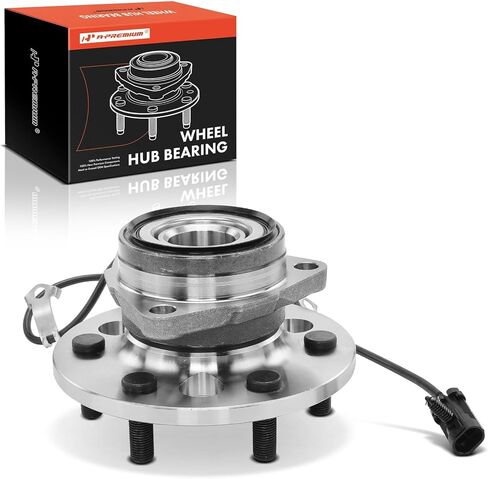 A-Premium 2 x Front Wheel Bearing and Hub Assembly with ABS & 6-Lug Compatible with Chevrolet Tahoe 1995-2000, K1500 Suburban & GMC Yukon, K2500 Suburban & Cadillac Escalade, 4WD in Saudi Arabia