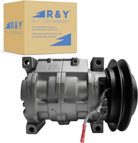 RYC AC Compressor and A/C Clutch AD-0844-02 Fits Hino 268 7.7L 2011, 2012, 2013, 2014, 2015, 2016, 2017, 2018, 2019 in Kuwait